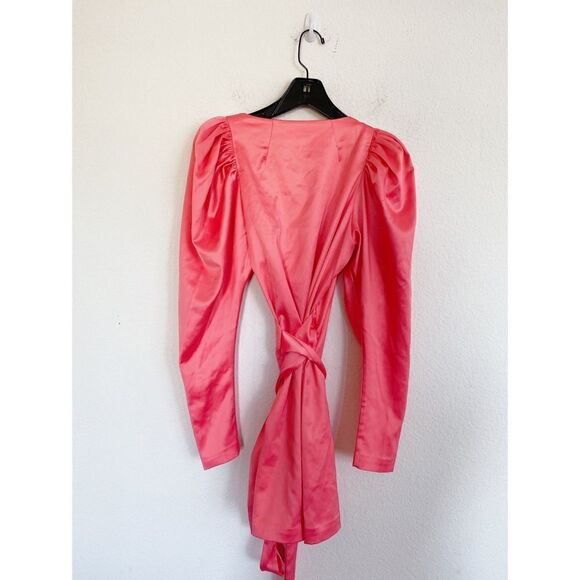 Rotate Number 31 satin Mini wrap Dress - Picture 12 of 12